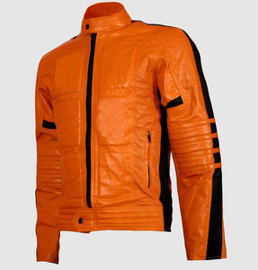 <b>jacket</b> for <b>men</b> Original Sheep Skin Latest Vintage Design Genuine Leather OEM Biker Style 2026 <b>men's</b> <b>jackets</b> - Product Image 1