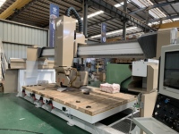 Máquina de Corte de Piedra CNC de 5 Ejes Integrada para Mármol, Granito y Roca, Router CNC Automático de 5 Ejes, Sierra de Grabado