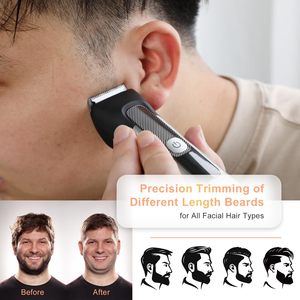 Kit de toilettage 15-en-1 pour homme, tondeuse à barbe et corps en acier inoxydable, conception étanche, verrouillage de voyage, alimentation par batterie - Product Image 2