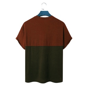 เสื้อยืดผ้าฝ้าย100% สำหรับผู้ชายเสื้อผ้าสไตล์ใหม่วัสดุหนาพิมพ์ลายทรงหลวม - Product Image 2