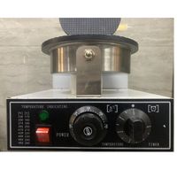 Machine à gaufres électrique commerciale, machine à crème glacée |   Moules à gaufres en acier inoxydable à arrêt automatique et auto-nettoyants, 1 grande gaufre/lot