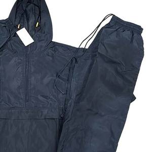 Nueva llegada 2025, conjuntos de ropa deportiva informal de invierno para hombres, cortavientos de poliéster, chándal personalizado impreso, lavado ácido para hombres - Product Image 5