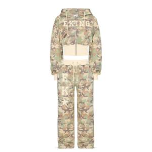 2 Piece Set Manufacturer Clothing Women Zipper Tracksuit Jacket <b>Jogging</b> <b>Suits</b> Bodycon Leggings Jogger Tracksuit Womens Sets - Product Image 4