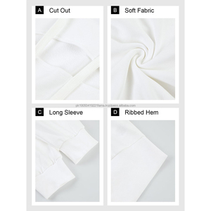 Ensemble Jogging Femme avec Sweat à Capuche Court à Logo Personnalisé 2025, Haute Qualité, Respirant, Écologique, Streetwear, Épaules Tombantes - Product Image 5