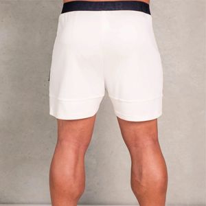 Pantalones cortos de malla de talla grande personalizados de verano para hombre, pantalones cortos informales transpirables de buena calidad para hombre, pantalones cortos de verano para correr, pantalones cortos de malla para Fitness - Product Image 4