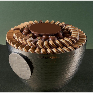 Forme personnalisée Chocolat Noix Fruits Secs Bol de service Décoration de table moderne Plateaux de service en chocolat des fabricants et des exportateurs - Product Image 2