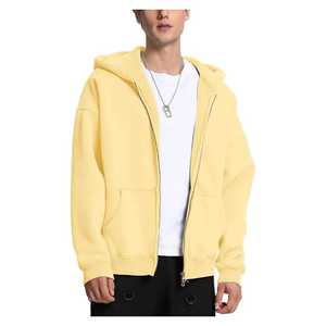 เสื้อฮู้ดขนาดใหญ่สำหรับผู้ชายผู้หญิงและคู่รักเสื้อซักกรดวินเทจแบบสวมหัว - Product Image 2