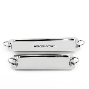 Ensemble de deux plateaux à chocolat carrés, vaisselle à plateau à chocolat fait à la main, plateau à chocolat design le plus vendu - Product Image 4