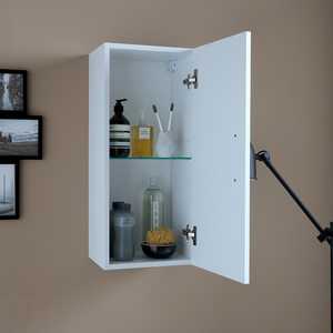 Ravenna Reversible Door White Suspended <b>Bathroom</b> <b>Cabinet</b> - Product Image 3