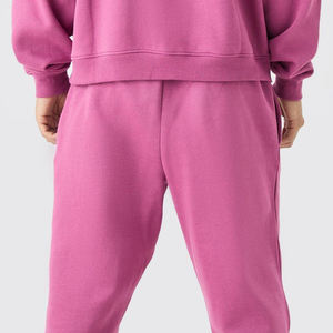 Vente en gros de fabricants Ensembles de survêtements à motif uni grande taille pour hommes Sweat à capuche et pantalon de survêtement personnalisés pour la saison d'hiver - Product Image 6