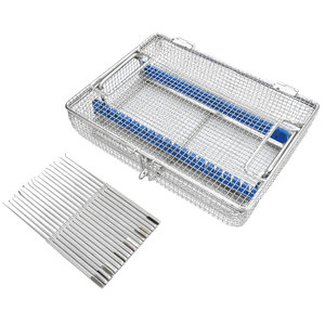 M.A SIDDIQUE INTERNATIONAL Ensemble de 19 plateaux à micro-dissecteur Instruments en acier inoxydable Ensemble de colonne vertébrale de stérilisation manuelle en maille - Product Image 1