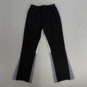 Pantalons de rue personnalisés imprimés en 3D pour hommes, pantalons de jogging décontractés en coton, lavage foncé, évasés empilés, avec motif unique - Product Image 2