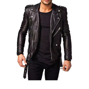 Chaquetas de Cuero de Cocodrilo Personalizadas para Hombre, Ropa de Invierno, Prendas Exteriores de Cuero Genuino de Alta Calidad, Venta al Por Mayor OEM - Product Image 1