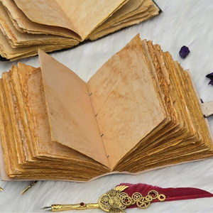 ไดอารี่หนังเวทมนต์พิมพ์ลายพร้อมล็อคเวทมนตร์คาถาคาถาคาถาคาถาเขียนโน้ตบุ๊ควันฮาโลวีนสมุดฟักทอง - Product Image 4