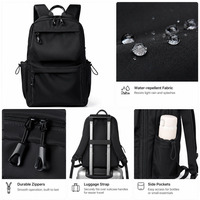 Mochila Unisex Resistente, Ligera, de Gran Capacidad, con Forro de Poliéster Impermeable, Puerto USB, para Viajes, Aire Libre, Portátil