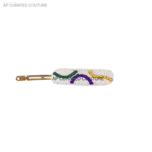 Horquilla con cuentas para el pelo con diseño de Mardi Gras a precio de fábrica para chicas, mujeres y mujeres modernas - Product Image 4