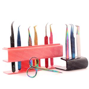 Each tool in the 3 in 1 lash <b>kit</b> is stainless steel for sharpness precision rust resistance and easy display in the holder - Product Image 2