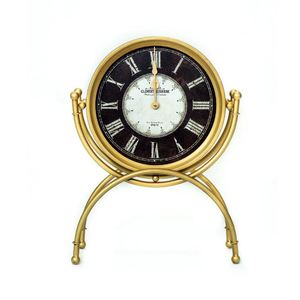 AK Brass Vòng Kim Loại Bảng Đồng Hồ Với Hấp Dẫn Đôi Đứng Trong Brass Hoàn Thành Cho Bảng Trang Trí Nội Thất/Văn Phòng Bàn Trang Trí Nội Thất - Product Image 2