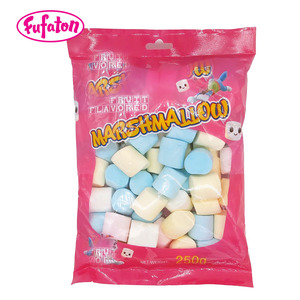 Custom Private Label Printed Smiley Face Round Marshmallow Candy Bulk Yellow Soft Cotton <strong>Sugar</strong> Candy Sweets - Product Image 5