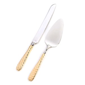 Juego de servicio de pasteles de acero inoxidable, Set de ropa de cama de estilo de Oriente Medio con mango de fregona y fondue, bonito Servidor de pastel de boda - Product Image 5