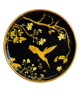 Bandeja de madera ecológica hecha a mano: revestimiento de esmalte elegante para servir bebidas, desayunos y aperitivos - Product Image 2