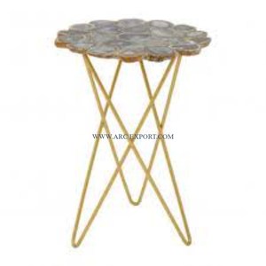 Metal Gold Plated Frame Glass Top <b>Square</b> Shape Home Decorative Coffee Side <b>Table</b> Best Quality Large Size Metal Side <b>Table</b> - Product Image 6