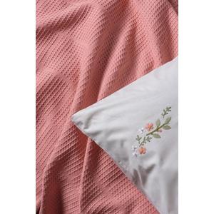 Joyce Mercan Cotton Box Double Piqué Ensemble de housse de couette Elegant Spin Design pour le confort et le style - Product Image 2