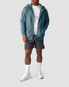 Sweat à capuche unisexe de haute qualité en gros personnalisé, lourd, fermeture éclair intégrale, vêtements de sport et décontractés de qualité supérieure, coupe moderne, streetwear - Product Image 4