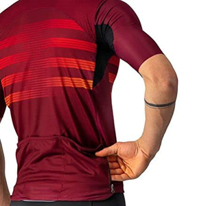 Ropa deportiva para hombre nueva llegada camisetas de Ciclismo de moda de secado rápido transpirable poliéster Spandex Jersey con mangas cortas venta - Product Image 4