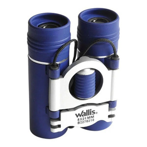 Binoculares Compactos Wallis 8x21mm Azul/Plateado Modelo BI270210 para Observación en Exteriores - Product Image 2