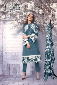 Latest FABZONE Designer Heavy Georgette Sequence Embroidery Digital Printed Indian/Pakistani Gujarati <b>Kurti</b> Pent In-Stock - Product Image 5
