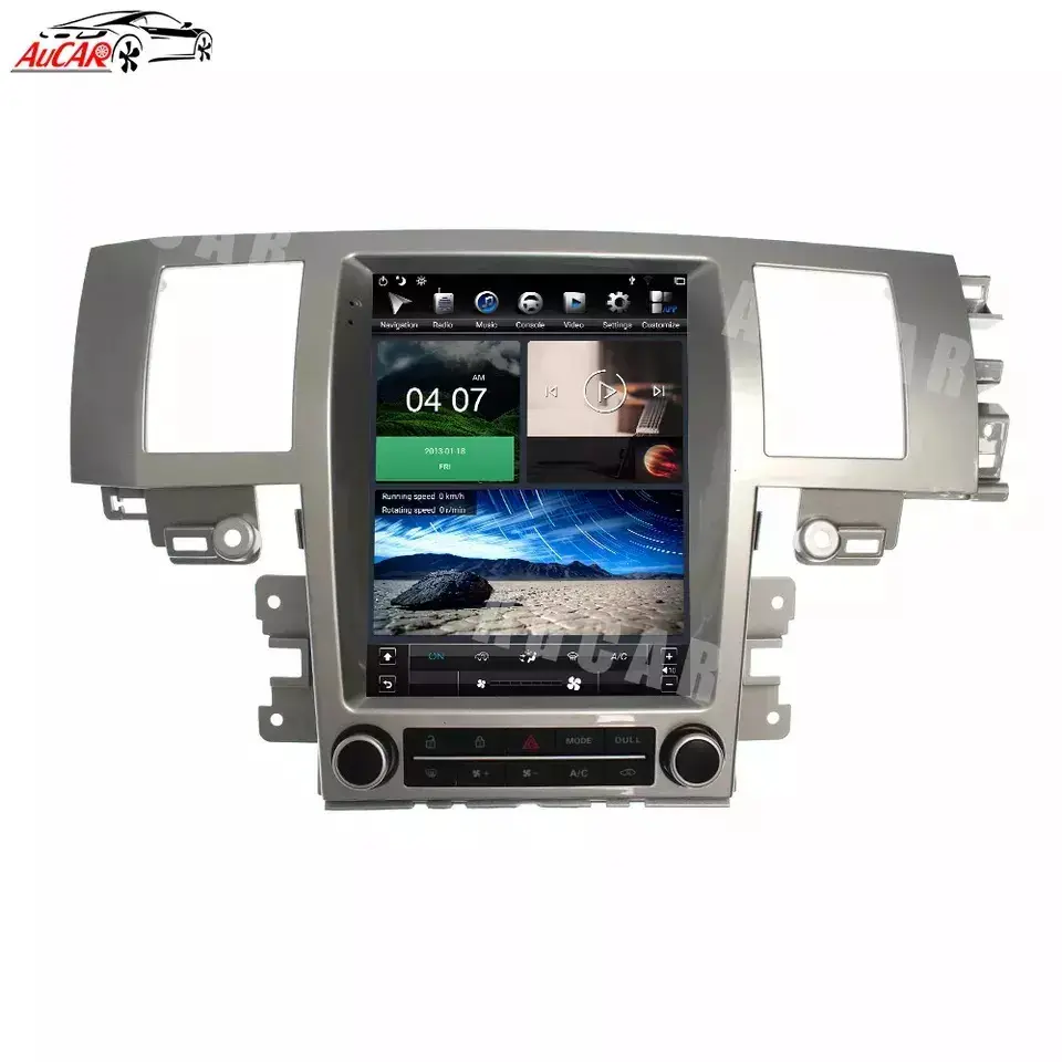 AuCar 9.7" Car Radio Audio Android 11 GPS Navigation Head Unit For Jaguar XF 2004-2015 Android Stereo Car Multimedia DVD Player