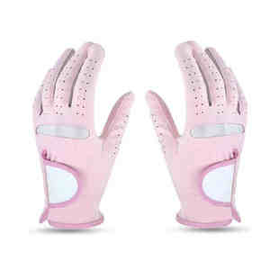 Gants de golf en cuir de mouton de qualité supérieure en gros, logo personnalisé tendance, imperméables, doux, designs dans plusieurs motifs modernes - Product Image 2