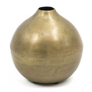 Superbe vase à fleurs en métal d'aspect vintage avec une belle finition antique artisanale parfaite pour les décorations d'intérieur sophistiquées - Product Image 2