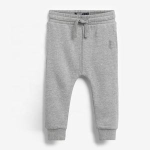 Venta al por mayor de chándal de invierno informal sólido para niños bebés niños-Sudadera y pantalones de algodón y poliéster transpirable de dos piezas - Product Image 4