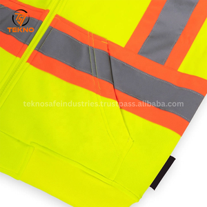 Hi VIS เสื้อฮู้ดแถบสว่าง, สินค้ามาใหม่2025ดีไซน์ทนทานสำหรับงานก่อสร้างและรักษาความปลอดภัย - Product Image 5