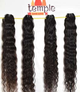 Paquet indien Temple vierge traitement aucun vente en gros cuticule aligné machine double trame extensions de cheveux humains à ondes profondes - Product Image 2