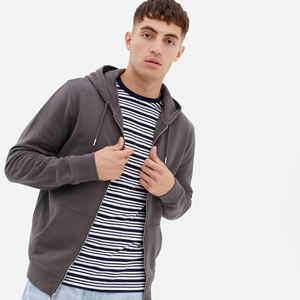 Sweats à capuche pour hommes les plus tendances pour l'entraînement d'hiver Conception confortable à glissière avec logo brodé Vêtements de rue épais ODM personnalisé - Product Image 1