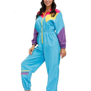 Ensemble coupe-vent 2 pièces attrayant de haute qualité pour femmes pour l'hiver Logo personnalisé et couleurs contrastées Survêtements OEM - Product Image 4