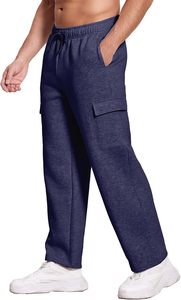 Pantalon respirant pour hommes lavé avec logo personnalisé direct d'usine pantalon de survêtement respirant coupe ajustée de haute qualité séchage rapide - Product Image 3