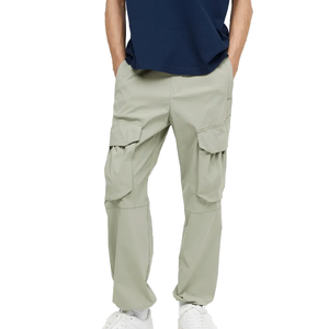 Pantalones Cargo Casuales para Hombre, Resistentes al Viento, Cintura Media, Color Personalizado, Logotipo en la Tela, Transpirables, Ecológicos, Poliéster de Alta Calidad - Product Image 1
