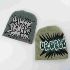 Gorro de Invierno Tejido Acogedor, Gorro de Calavera con Forro Polar Cálido y Suave, Ajuste Elástico, Elegante Gorro para Clima Frío al Aire Libre - Product Image 2