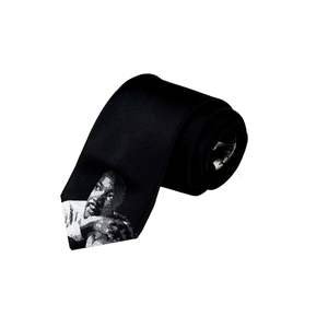 Cravate noire tissée sur mesure Martin Luther King - Product Image 1