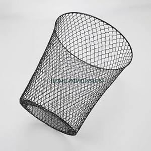 Design abordable Poubelle ronde galvanisée de la plus haute qualité Premium New Look Pattern Indoor and Outdoor Home Cleaning Garbage - Product Image 4