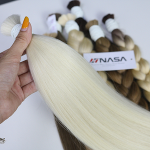 Extensiones de Cabello Rubio NASA VIETNAM, Superventas, 100% Cabello Virgen Vietnamita, Ondulado Natural, Super Double Drawn, Doble Trama a Máquina - Product Image 6