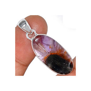 จี้รูปวงรีตั้งขอบพลอย Coxonite คุณภาพสูงสีเงินสเตอร์ลิง925 - Product Image 1