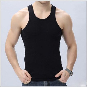 Camiseta sin Mangas de Algodón y Elastano Ajustada al Cuerpo, Personalizada al por Mayor en China - Product Image 4
