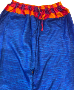 Nuevo pijama bohemio de seda reciclada Vintage, ropa de dormir transpirable de cintura media, pantalones de playa, pantalón sólido, piernas, más cintura elástica - Product Image 1