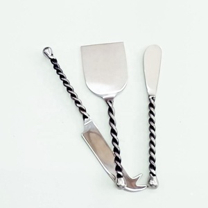 Esparcidor de mantequilla de color negro y Rosa especial, cuchillo rebanador de acero inoxidable, esparcidor de queso y rebanador de colores - Product Image 2