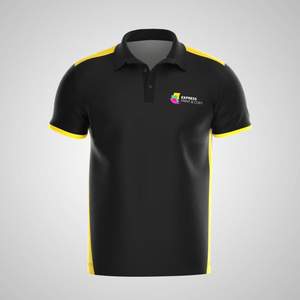 Chemise de golf pour homme à manches courtes, anti-froissement, en jersey 100% coton, sérigraphiée - Product Image 6